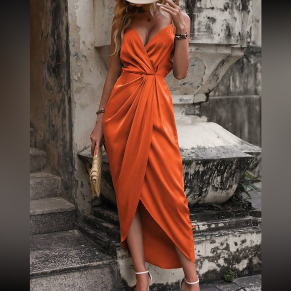 Luxe twist front cami  dress - Picture 10 of 16